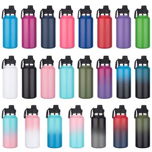 High Quality 32Oz Double-Wall Stainless Steel Travel Flask for Powder Coated Eco-Friendly Wide Mouth <b>Water</b> Bottle <b>Kettle</b> - Product Image 6
