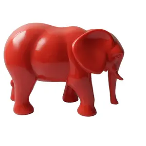 Custom Red Elephant Resin Crafts Home Custom Ornaments Custom Wholesale Twelve-color Elephant Free Decorative Items