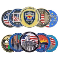 도매 기념품 금속 engravable 빈 3d 에나멜 기념 경찰 프리메이슨 육군 해군 군사 사용자 정의 도전 동전