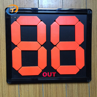 Sport extérieur polyvalent portable manuel panneau 4 chiffres manuel football score board score board football substitution board