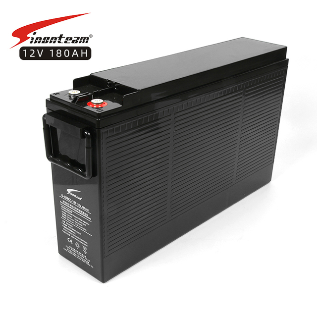 Long Life 12V 180Ah Front Terminal Lead Acid Battery for Telecom IDC Solar Energy Storage Cabinets