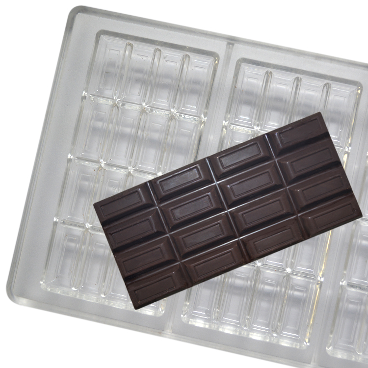 MHC Rectangle Polycarbonate Chocolate Mold High
