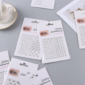 Cross-border Acrylic Rhinestone Stickers Eye Makeup Face-Decorating Diamond <strong>Children</strong> Face Decals DIY - Product Image 1