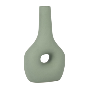 Vaso in ceramica moderno con design a intaglio aperto per l'arredamento del soggiorno, vaso decorativo per fiori, per decorazioni domestiche, camera da letto o ufficio - Product Image 3