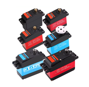 Servo <span class=keywords><strong>DSSERVO</strong></span> PWM Impermeable de 20 kg de Alto Torque, Metálico, Accesorio para Modelos de Autos 1/8 1/10, para Modelos de Barcos y Servo de Arrastre - Product Image 1