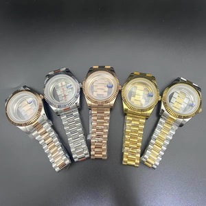 Pièces de modification de montre, boîtier et bracelet 41 mm, ensemble complet 8285, verre saphir, compatible avec le mouvement 8285 - Product Image 1