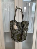 Sac à bandoulière personnalisé avec logo, prix d'usine en gros, style bohème vintage imprimé, motif floral cachemire, été/automne/hiver