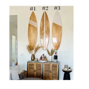 Décoration Murale Planche de Surf 'The Shore Break' en Bois ET1082 - Product Image 4