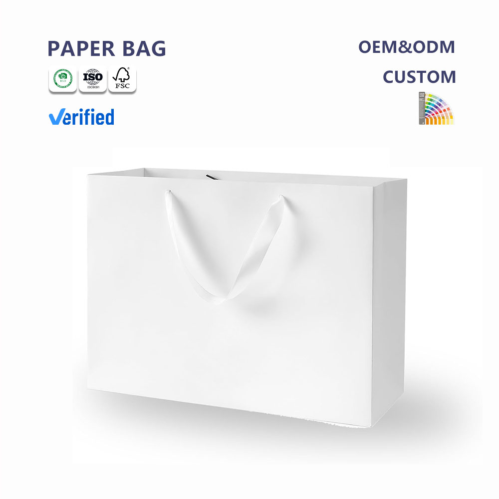 Versatile Shopping Paper Bags Reusable and Stylish Hold Daily Items Ideal for Personal and Business Use
