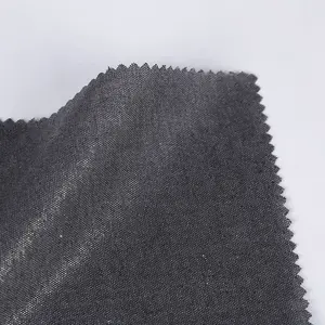 Tessuto buckram/colletto della camicia interlining/cotone tessuto interlining fusibile