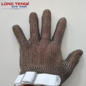 <span class=keywords><strong>Gant</strong></span> en mailles <span class=keywords><strong>de</strong></span> chaîne en acier inoxydable <span class=keywords><strong>de</strong></span> qualité alimentaire <span class=keywords><strong>de</strong></span> haute qualité pour bouchers Style résistant aux coupures et tissé - Product Image 1