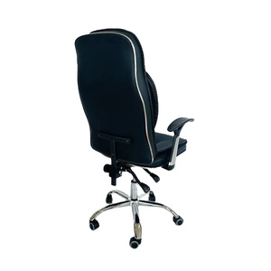 Chaise de bureau de luxe en cuir PU moderne, ergonomique, confortable, pour dirigeant, patron, gestionnaire - Product Image 6