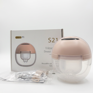 Pompe électrique mains libres S21 économique, 3 modes, 12 niveaux, 180 ml, 1000 mAh, longue durée <span class=keywords><strong>de</strong></span> vie <span class=keywords><strong>de</strong></span> la batterie, PP/Silicone - Product Image 1