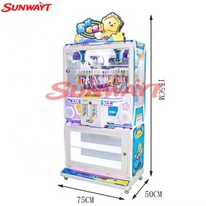 Machine de jeu d'arcade à monnayeur pour la distribution de prix et de cadeaux, de qualité supérieure, avec système de jeu automatique à clip de cartes - Product Image 2