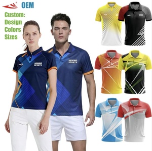 Chemise <span class=keywords><strong>bleu</strong></span> <span class=keywords><strong>marine</strong></span> de haute qualité, chemises de sport personnalisées avec logo, maillot pour hommes et femmes, football, pickleball, basketball, équipe, polo - Product Image 1