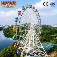 Grande Roue de 46 m de Diamètre pour Parc d'Attractions, Conception Commerciale Avancée pour Projets d'Équipements de Parcs d'Attractions