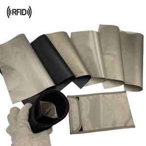 Kostenlose Probe A4 Größe Diamant muster Silber faser gewebe <span class=keywords><strong>EMF</strong></span>-Abschirmung Strahlens chutz Leitfähiges Gewebe - Product Image 3