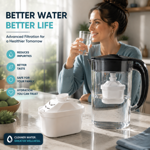 Cartucho de Purificación de Agua Universal para el Hogar, Repuesto para Filtro de Agua Potable de Jarra de Cocina - Product Image 1