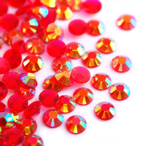 Vente en gros 4mm Transparent AB Gelée Résine Strass Strass Gemme Flatback Cristal Pierres Nail Art Chaussure Décoration 10000pcs - Product Image 3