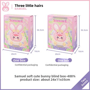 Tre coniglietti fata soffici e morbidi, bambola di peluche grande 680%, blind box, giocattolo trendy, regalo di compleanno per ragazze - Product Image 6