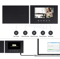 Promotion : Boîte vidéo numérique avec écran LCD HD 7 pouces, carte vidéo, carte postale vidéo, brochure vidéo avec écran LCD pour cadeau