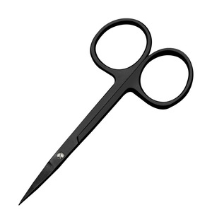 Ophthalmic Surgical Scissors 10cm Tungsten Steel Smooth Edge Black Industrial Grade For Medical Use - Product Image 1