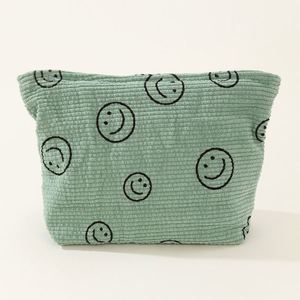 BSCI Factory Face <b>Corduroy</b> Large Makeup <b>Bag</b> Large Capacity Storage Wash <b>Bag</b> Travel Storage <b>Bag</b> - Product Image 5