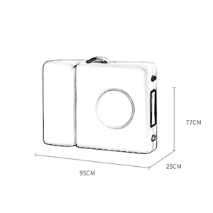 Tempat tidur Spa lipat portabel 3 bagian, Meja pijat dengan kaki kayu ekstensi bulu mata untuk Salon kecantikan - Product Image 6