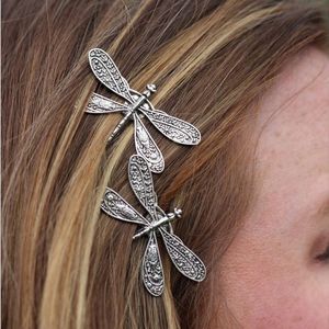 Barrette élastique Cheveux Libellule Cristal - Jaune - Bijou Cheveux Fantaisie