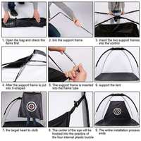 Großhandel Golf Übungs netz und Käfig Golf Chipping Netz mit Target Carry Bag Golf Übungs netz