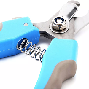 Paslanmaz çelik evcil hayvan tırnak makas küçük tarzı kolay kullanımlı kesme saç kesme yumuşak kauçuk plastik köpekler kediler tavşanlar kuşlar - Product Image 5