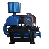 Souffleur à air Roots pneumatique MJSR-80 à refroidissement par air, faible bruit, double réservoir d'huile, pour bassin à poissons, de fabrication chinoise