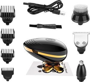 เครื่องโกนหนวดไฟฟ้าแบบชาร์จได้ 7 ใบมีด สำหรับผู้ชาย รุ่นปรับแต่งได้ โกนศีรษะได้ ขายส่ง - Product Image 3