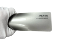 Rouleau de film adhésif TPU liquide blanc argenté 1,52*17M pour voiture, à effet caméléon changeant de couleur, avec technologie anti-bulles, pour vente en gros