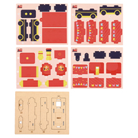 Train électrique de voyage DIY personnalisé IQ, puzzle 3D, kit de modélisme, batterie au lithium, jouet éducatif interactif STEM pour enfants