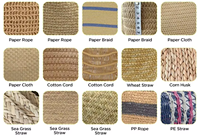Sac de plage écologique grande capacité, tendance, en paille naturelle tressée, avec anse portable, style panier mondial