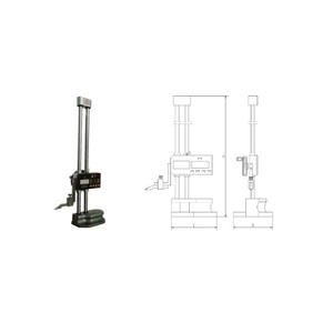 0-500 मिमी स्टेनलेस स्टील डबल कॉलम डिजिटल ऊंचाई गेज से बना - Product Image 4