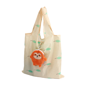 नया डिजाइन 2-इन-1 इको फ्रेंडली कालीन शॉपिंग बैग स्लॉथ प्लस खिलौने फोल्डेबल वाटरप्रूफ - Product Image 1