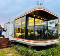 Cápsula Espacial para Acampar en Parques, Alojamiento en Hoteles, Diseño Moderno, Prefabricada, Desmontable, Diseño Móvil Inteligente