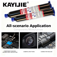 Adhésif électronique UV acrylique pour la protection des joints de soudure des câbles plats, composants électroniques, caméras, colle filetée et de durcissement