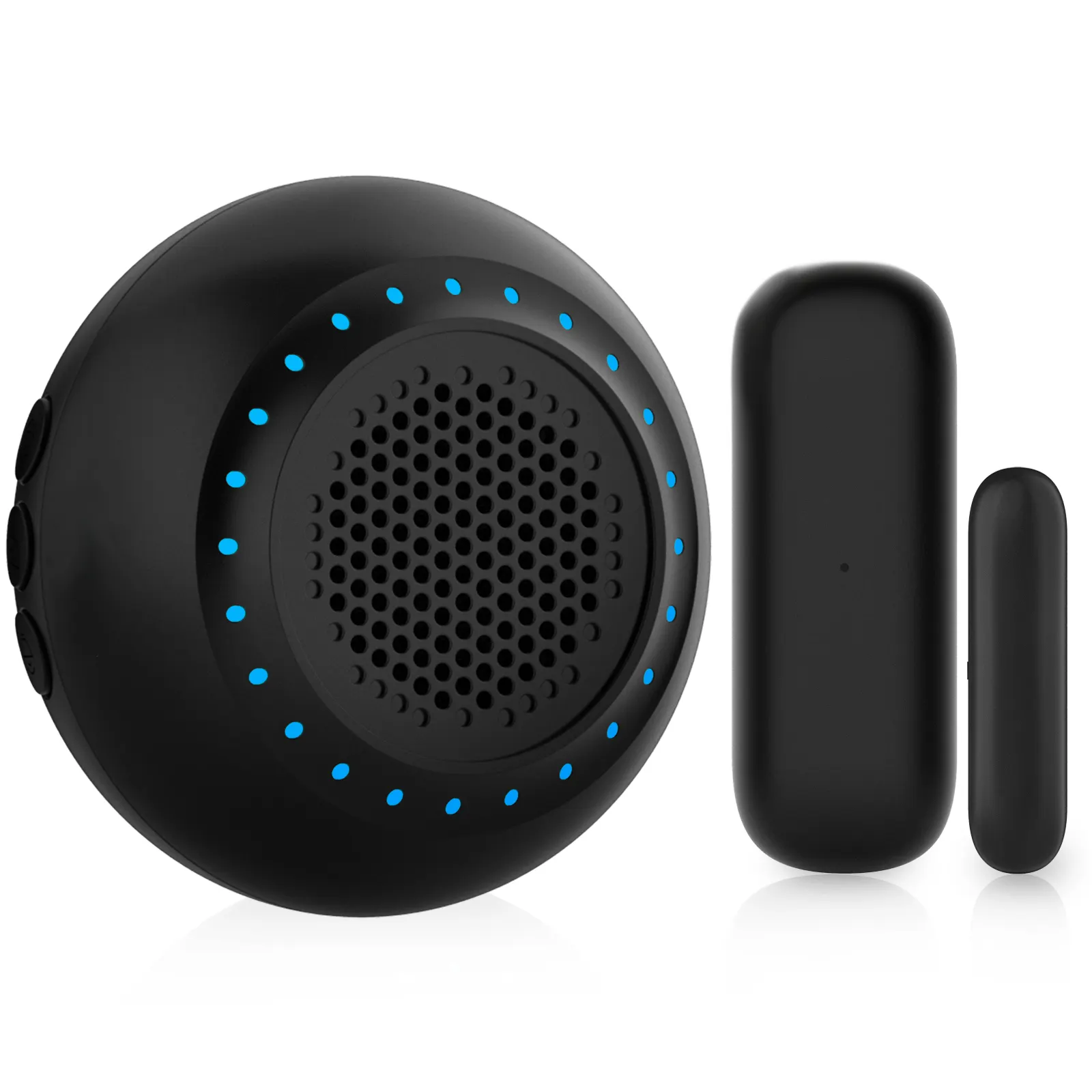New 2022 Amazon Idea Temperature Display Alarm Speakers Blue-tooth Wireless Speaker Radio with LED Flash Light