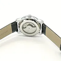 Montre mécanique originale AOKULASIC pour homme, montre-bracelet de luxe haut de gamme avec tourbillon, bracelet classique en cuir véritable