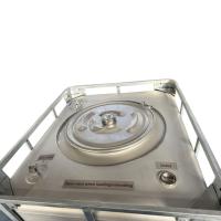 Wanlong IBCs en acier inoxydable de qualité alimentaire, petite capacité, essence, écologiques, chariot élévateur à 4 voies, 1000L