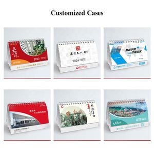 Xd213 Customizable Logo Photo Printing Saddle Stitch Spiral Binding Promotion Office Gift Custom Daily Monthly Calendar - Product Image 6