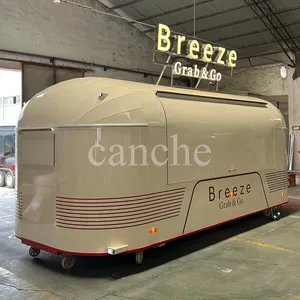 รถขายอาหารเคลื่อนที่แบบกำหนดเอง Canche พร้อมอุปกรณ์สำหรับขายฮอทดอก เบอร์เกอร์ และอาหารอื่นๆ - Product Image 2