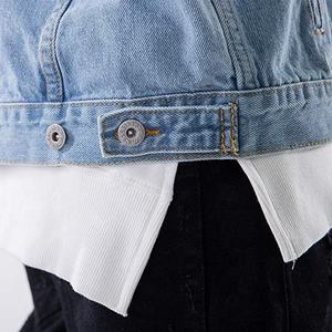 Vestes en Jean pour homme, veste en Jean de la vierge marie, <span class=keywords><strong>manteau</strong></span> de style Hip Hop - Product Image 4