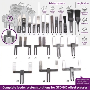 Séparateur de feuilles à ressort magnétique néodyme pour pièces de machine d'impression offset <span class=keywords><strong>GTO</strong></span> - Product Image 5