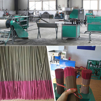 Bâton d'encens en bambou faisant la machine de traitement faire de l'encens bambou moustique bobine bâton d'encens faire la machine pour les ventes