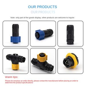 LP24 konektor daya otomotif industri berlapis emas tahan air 600V adaptor IP67 3-24 inti flens kawat kunci kursi wanita - Product Image 4