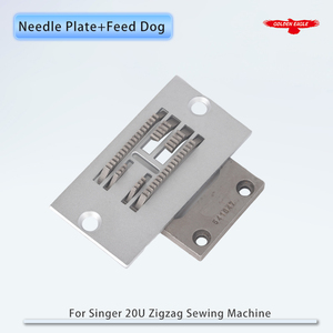 541936 + 541647 + 541566 Đo thiết lập cho ca sĩ 20U zigzag máy may kim tấm + thức ăn con chó + Presser chân - Product Image 6